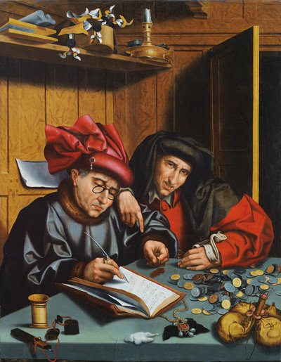 The Money Changers by Marinus van Roejmerswaelen